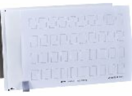 Schneider Electric list 40 prázdných štítků pro tisk 18 x 27 mm (ZBY5100)