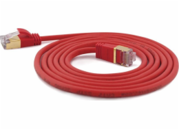 Wantec  1,50mCat.7 RohCable Patch Cable S/STP RJ45 konektor na červeném - Síťový - Patch Cable Síťový kabel (7160)