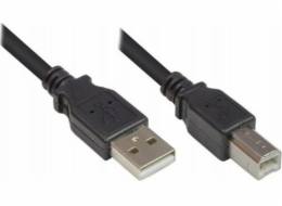 Montis USB-A - USB-B USB kabel 1,8 m černý (MT050)