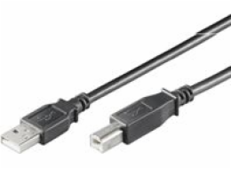 Goobay USB-A - USB-B kabel USB 5 m černý (93598)