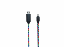 USB 2GO USB-A - USB-C kabel 1 m vícebarevný (797146)