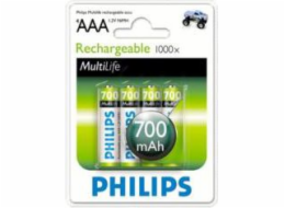 Baterie Philips AAA / R03 700mAh 4 ks.