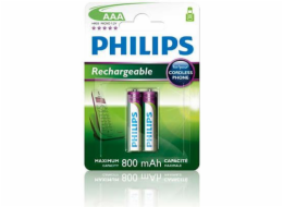 Baterie Philips Multilife AAA / R03 800mAh 2 ks.