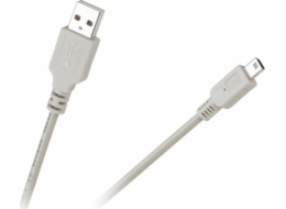 Cabletech USB-A - miniUSB USB kabel 1 m šedý (KPO3889-1)