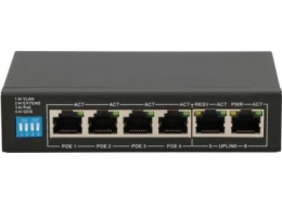 Extralink EX.14831 network switch Unmanaged L2 Fast Ethernet (10/100) Power over Ethernet (PoE) Black