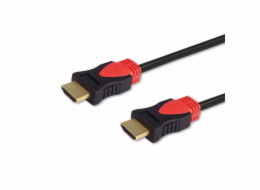 Kabel HDMI (M) v2.0, 10m, měděný, černý, pozlacený, ethernet / 3D, CL-141