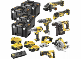 Akumulátorová sada DEWALT DCK865P4T, 18V, příklepová vrtačka