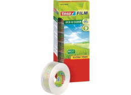 tesafilm eco & clear, 8 Rollen, 19mm, Office Box, Klebeband