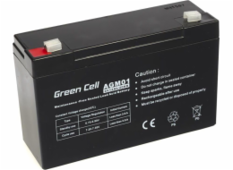 GREEN CELL Battery AGM 6V 12Ah