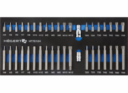 Sada šroubováků Högert Technik 40 ks, EVA vložka HT7G124