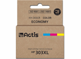 Actis Inkoust KH-303CR pro tiskárny HP, náhradní inkoust HP 303XL T6N03AE; Premium; 18 ml; 415 stran; barevný