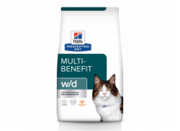 HILL S PRESCRIPIPTION DIET Multi-Benefit Feline w/d Suché krmivo pro kočky Kuře 3 kg