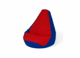 Sako taška hruškovitého tvaru taška tmavě modro-červená XL 140 x 100 cm