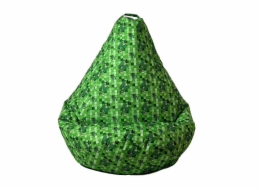 Sako bag pouffe Potisk hrušek Minecraft XL 130 x 90 cm