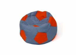 Fotbalová taška Sako pouffe šedo-červená XL 120 cm