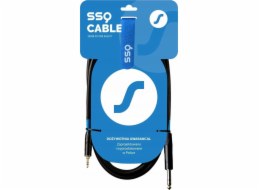 SSQ MiJS3 - Kabel Jack Stereo 3,5 mm - Jack stereo 6,3 mm, 3 m