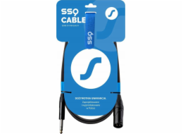 SSQ JSXM2 - Kabel XLR samice - Jack stereo 6,3 mm, 2 m