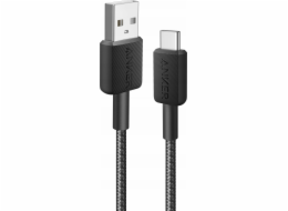 Kabel Anker 322 USB-A do USB-C 0,9m černý