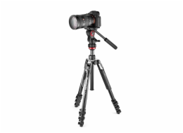 Stativ Manfrotto MVKBFRL-LIVE Digitální/filmové fotoaparáty 3 nohy Black Silver