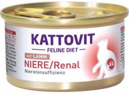 KATTOVIT Feline Diet Niere/Renal Lamb - mokré krmivo pro kočky - 85g