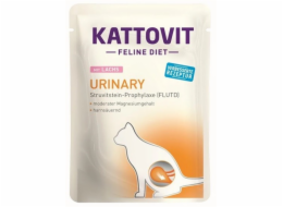 KATTOVIT Feline Diet Urinary Salmon - vlhké krmivo pro kočky - 85g