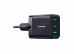 Nástěnná nabíječka Joyroom JR-TCN02, 3,4A 3xUSB (černá)