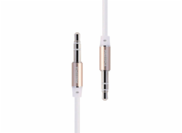 Mini jack 3,5 mm AUX kabel Remax RL-L100 1 m (bílý)