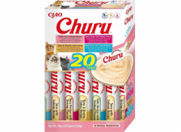 INABA Churu Variety box Seafood - pamlsek pro kočky - 20 x 14g