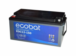 Ecobat Trakční Pb baterie EDC12-150, 160Ah, 12V