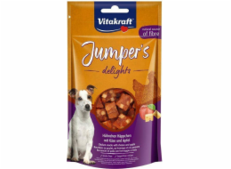 VITAKRAFT Jumper s Delights Chicken with cheese and apple - pamlsek pro psa - 80 g