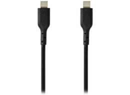 NEDIS kabel USB 2.0 kabel/ USB-C zástrčka - USB-C zástrčka/ 240 W/ černý/ bulk/ 2m