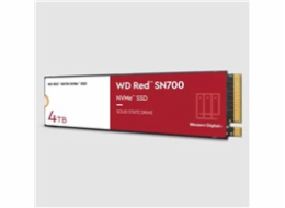 BAZAR - WD RED SSD NVMe 4TB PCIe SN700, Geb3 8GB/s, (R:3400/W:3100 MB/s) TBW 5100 - Poškozený obal (Komplet)