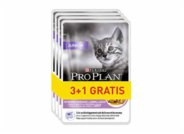 PURINA Pro Plan Junior Turkey - mokré krmivo pro kočky - 85g 3+1