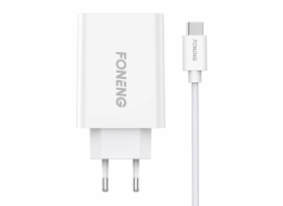 Rychlonabíječka Foneng 1x kabel USB EU43+ USB typu C