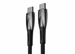 Kabel USB-C pro řadu Baseus Glimmer, 100 W, 1 m (černý)