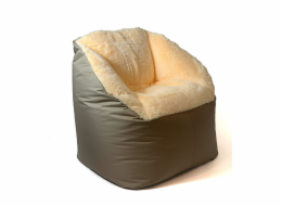 Sako bag pouf Fluffy cream XXL 140 x 90 cm