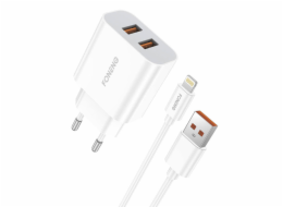 Rychlonabíječka Foneng 2x USB EU45 + kabel USB Lightning