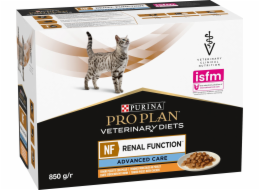 PURINA Pro Plan Veterinary Diets NF Advanced Care Renal Function - mokré krmivo pro kočky - 10 x 85g