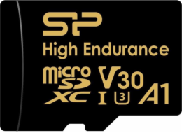 SILICON POWER MICROSDXC HIGH ENDURANCE 128GB V30 + ADAPTÉR