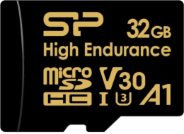 SILICON POWER 32GB MicroSD Card Golden Series High Endurance A1 V30 UHS-1 U1