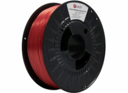 C-TECH Tisková struna (filament) PREMIUM LINE, Silk PLA, orientální červená, RAL3031, 1,75mm, 1kg