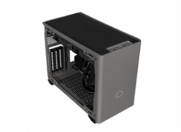 BAZAR - Cooler Master case MasterBox NR200P MAX, mini-ITX, šedá, integrovaný vodní chladič, zdroj 850W - Poškozený obal