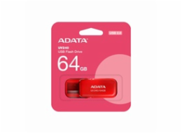 ADATA Flash Disk 64GB UV240, USB 2.0, červená