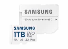 Samsung micro SDXC karta 1 TB EVO Plus + SD adaptér