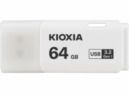 Kioxia Pendrive Hayabusa U301 64GB USB 3.2 gen.1 bílý LU301W064G