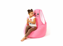 Sako taška pouf Rabbit pink XXL 140 x 100 cm