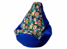 Sako bag pouffe Hruška tisk chrpa-PAW Patrol XXL 140 x 100 cm