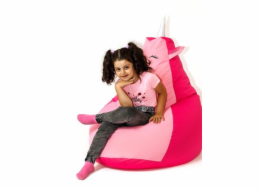 Sako taška pouf Unicorn růžovo-světle růžová L 105 x 80 cm