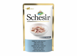 SCHESIR in jelly Tuna with hake - mokré krmivo pro kočky - 85 g