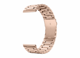 Řemínek z nerezové oceli Colmi Pink Gold 22 mm